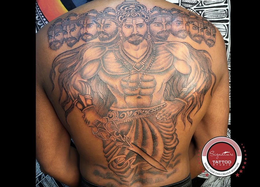 Ravana Tattoo | Alien tattoo, Shiva tattoo, Ganesha tattoo